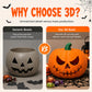 Halloween Red-Eyed Pumpkin Decor