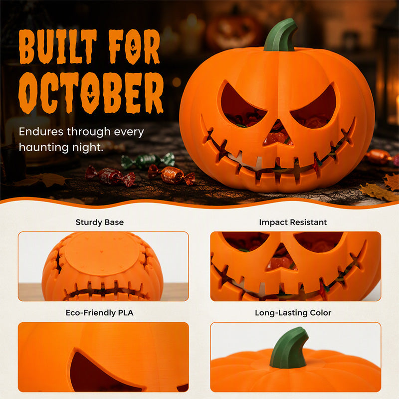 Halloween Red-Eyed Pumpkin Decor
