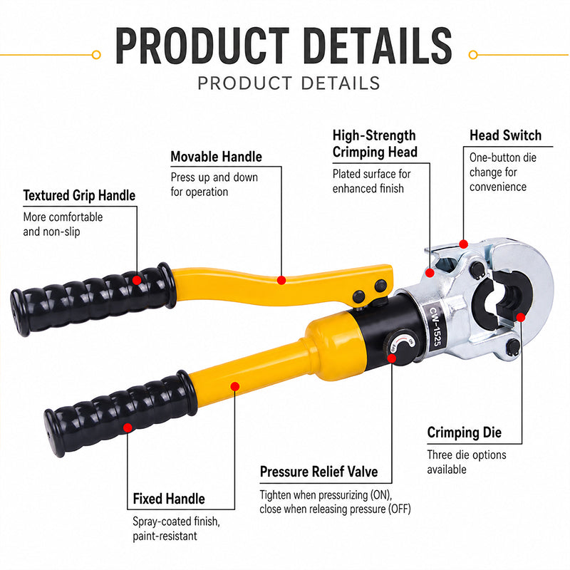 Hydraulic Pipe Crimping Tool