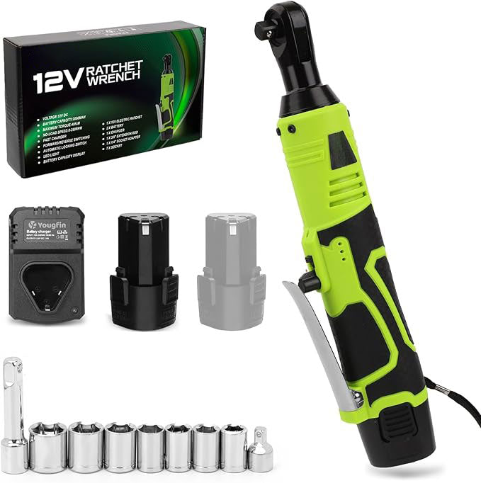 Cordless Electric Ratchet Wrench Set