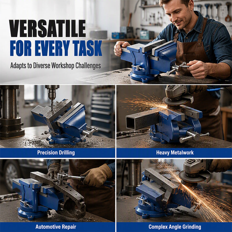 Wide-Opening Bench Vise