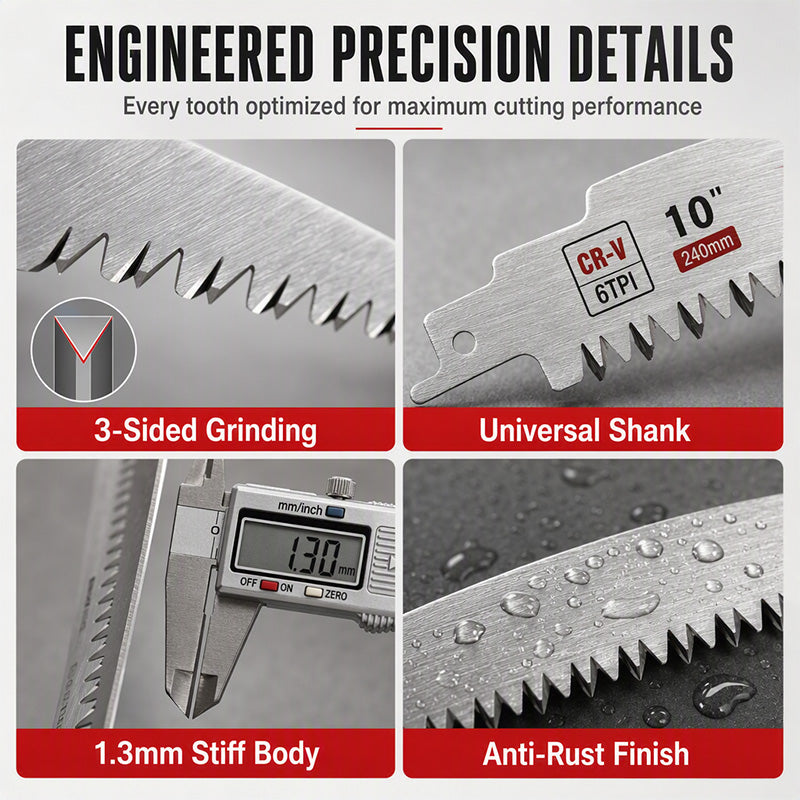 Universal Replacement Reciprocating Saw Blades