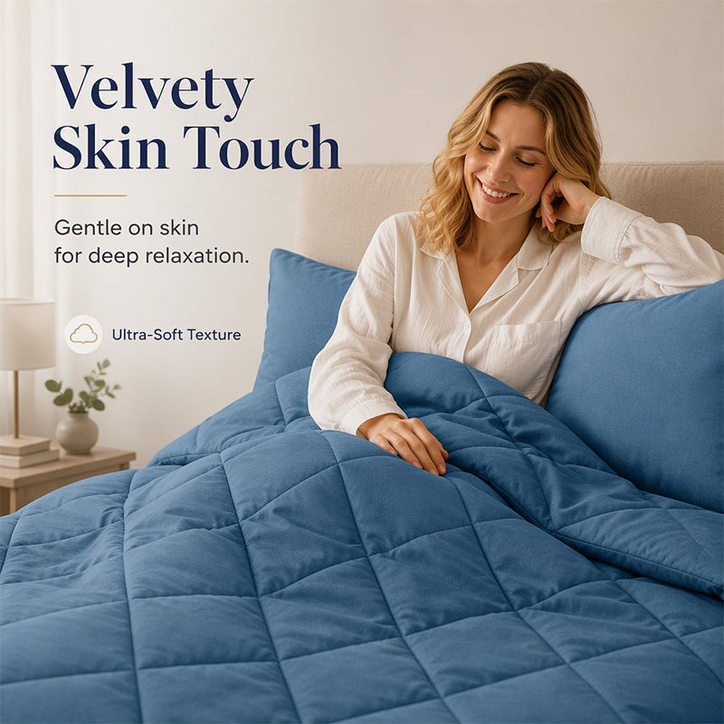 3-Piece Quilted Comforter Set with Shams