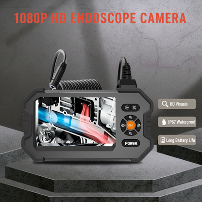 Portable 1080P HD Endoscope Camera with 4.3" Screen
