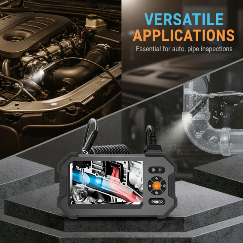 Portable 1080P HD Endoscope Camera with 4.3" Screen