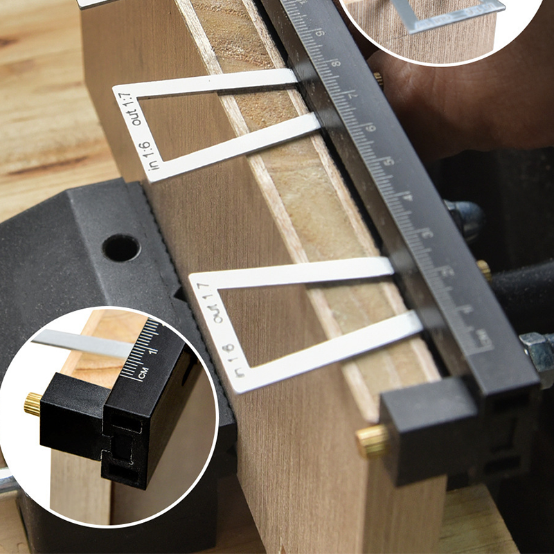28-Piece Woodworking Dovetail Marker Set