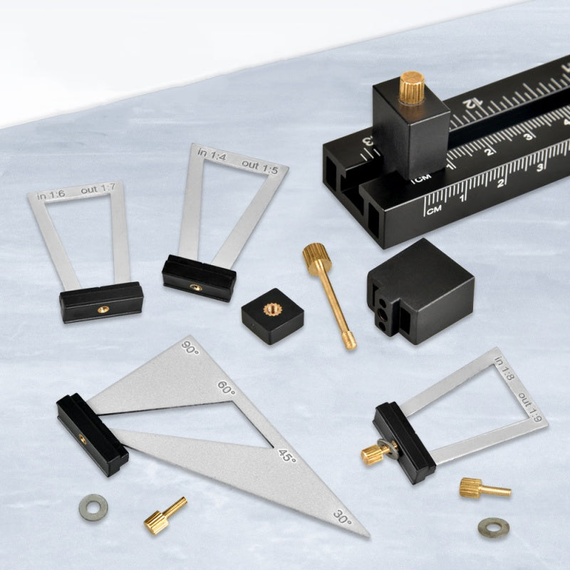 28-Piece Woodworking Dovetail Marker Set