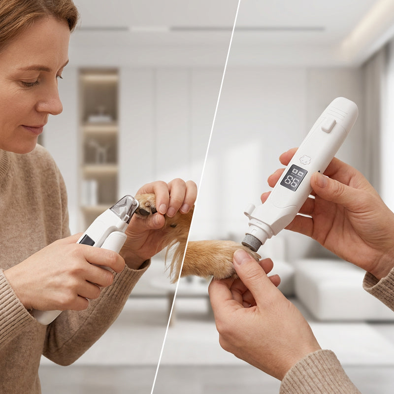 2-in-1 LED Pet Nail Clipper & Grinder