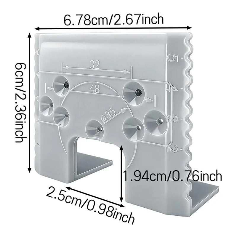 Cabinet Door Hinge Install Adjustment Tool