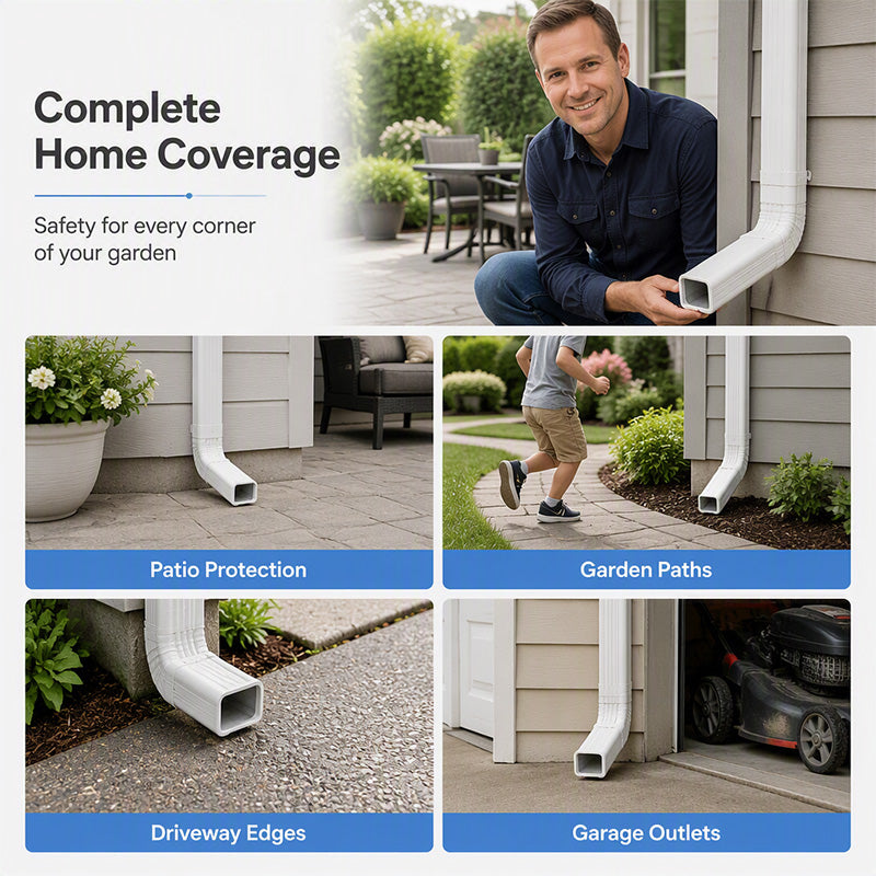 2-Pack Downspout Guard Cover