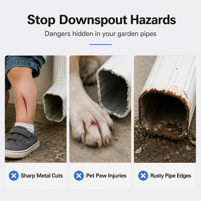 2-Pack Downspout Guard Cover