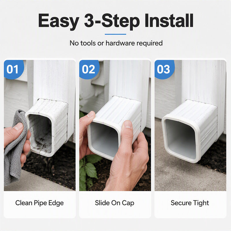 2-Pack Downspout Guard Cover