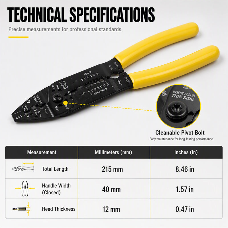 Multi-Functional Wire Stripper Pliers