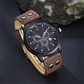 Men's 7-Piece Gift Set with Watch Wallet Belt Sunglasses Keychain