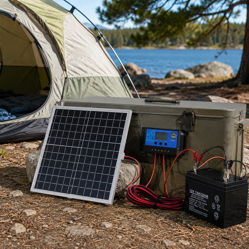 Portable Waterproof Solar Panel Kit