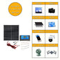 Portable Waterproof Solar Panel Kit