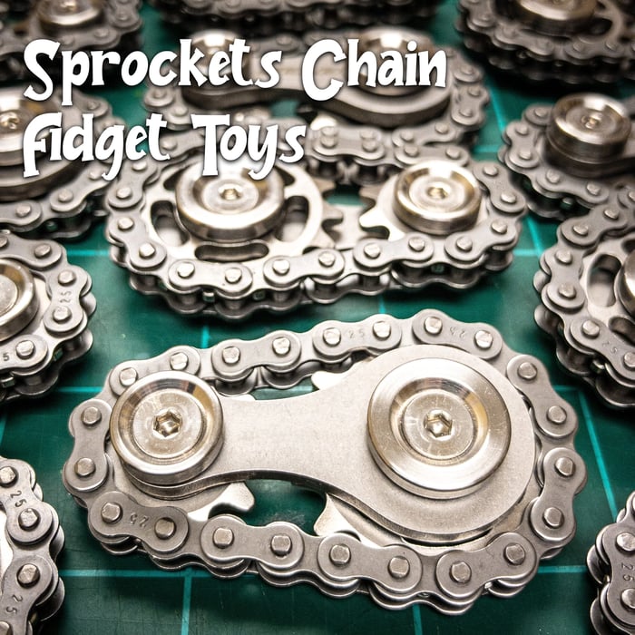 Bike Chain Fidget Spinner Toy