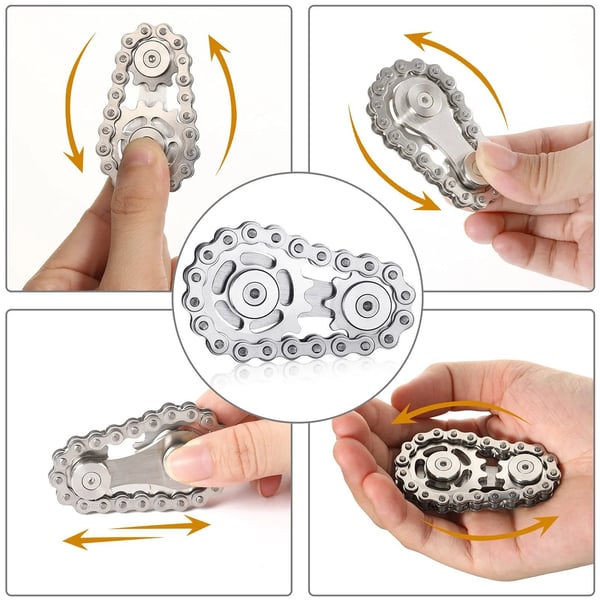 Bike Chain Fidget Spinner Toy