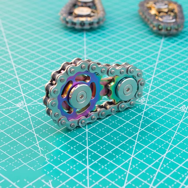 Bike Chain Fidget Spinner Toy