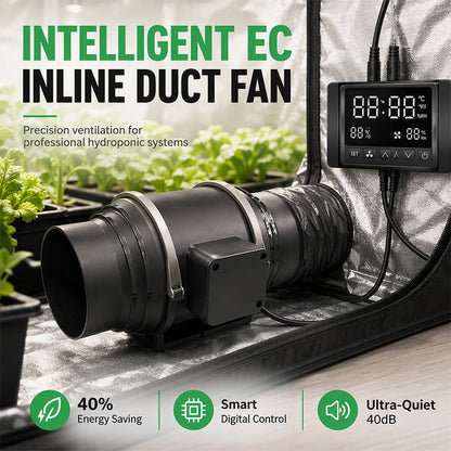 EC Mixed Flow Inline Duct Fan