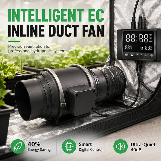 EC Mixed Flow Inline Duct Fan