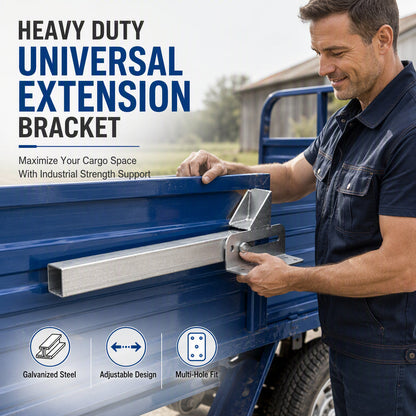 Heavy-Duty Tricycle Cargo Bed Extension Bracket