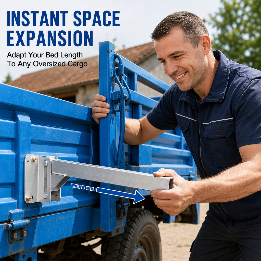 Heavy-Duty Tricycle Cargo Bed Extension Bracket