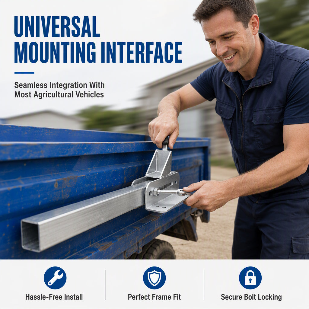 Heavy-Duty Tricycle Cargo Bed Extension Bracket