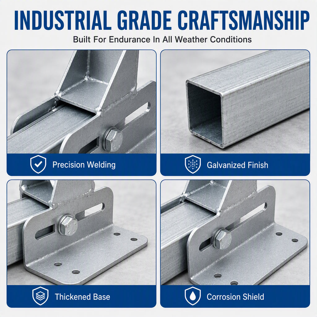 Heavy-Duty Tricycle Cargo Bed Extension Bracket