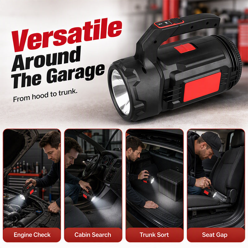 Multi-Functional Heavy Duty LED Flashlight