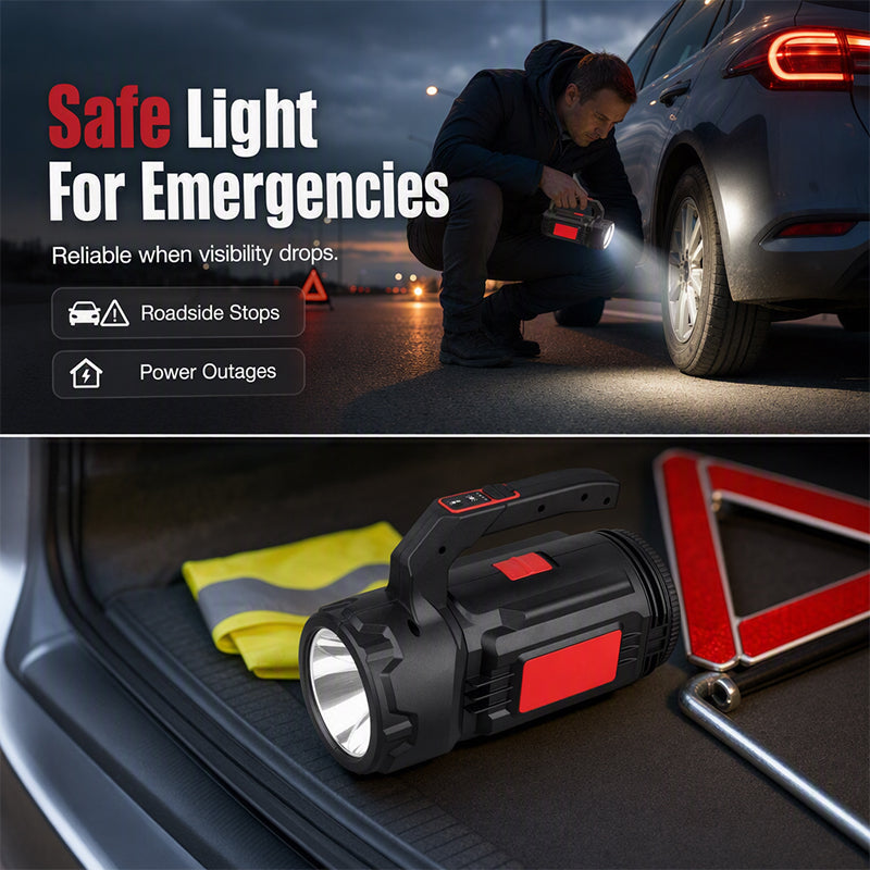 Multi-Functional Heavy Duty LED Flashlight