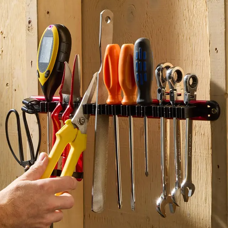 Heavy-Duty Aluminum Screwdriver Organizer Rack