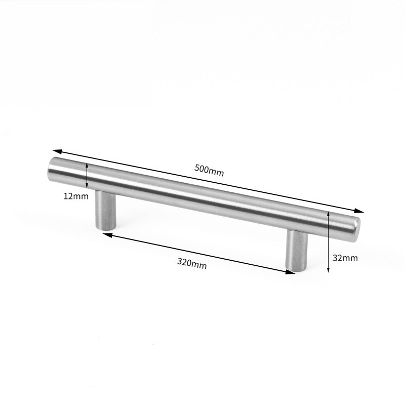 Modern Stainless Steel T-Bar Cabinet Handles