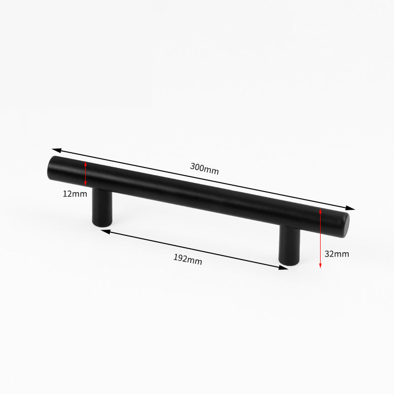 Modern Stainless Steel T-Bar Cabinet Handles