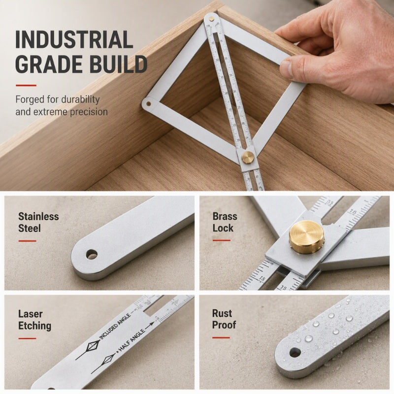 Precision Angle Measuring Square