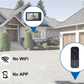 Wireless Video Doorbell with Screen Monitor