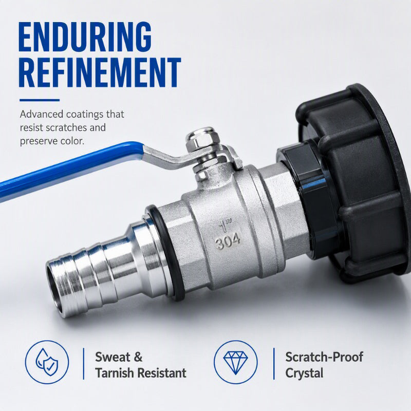 Stainless Steel IBC Tote Tank Ball Valve Adapter