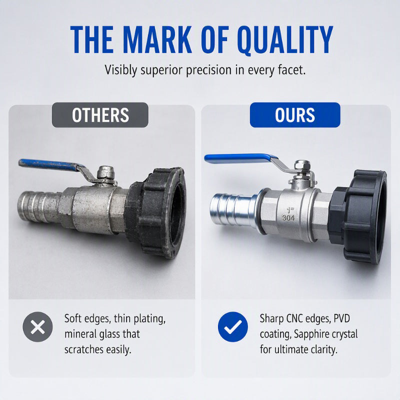 Stainless Steel IBC Tote Tank Ball Valve Adapter