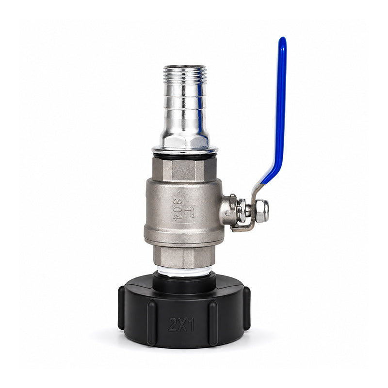 Stainless Steel IBC Tote Tank Ball Valve Adapter
