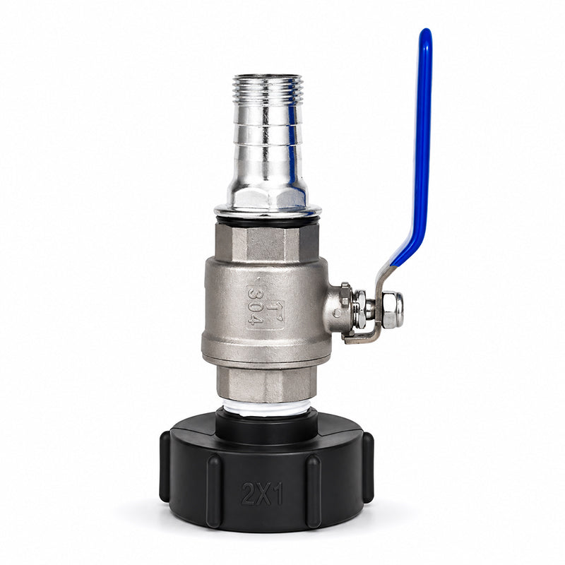 Stainless Steel IBC Tote Tank Ball Valve Adapter