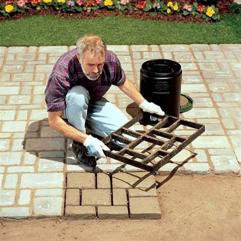 Creative DIY Patio Paving Mold