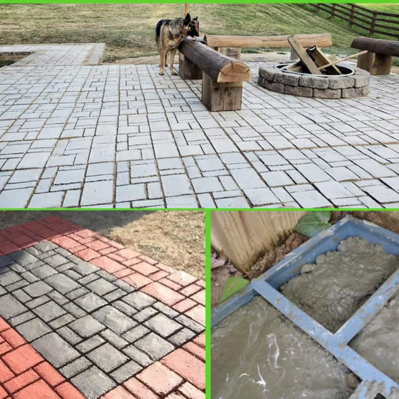 Creative DIY Patio Paving Mold