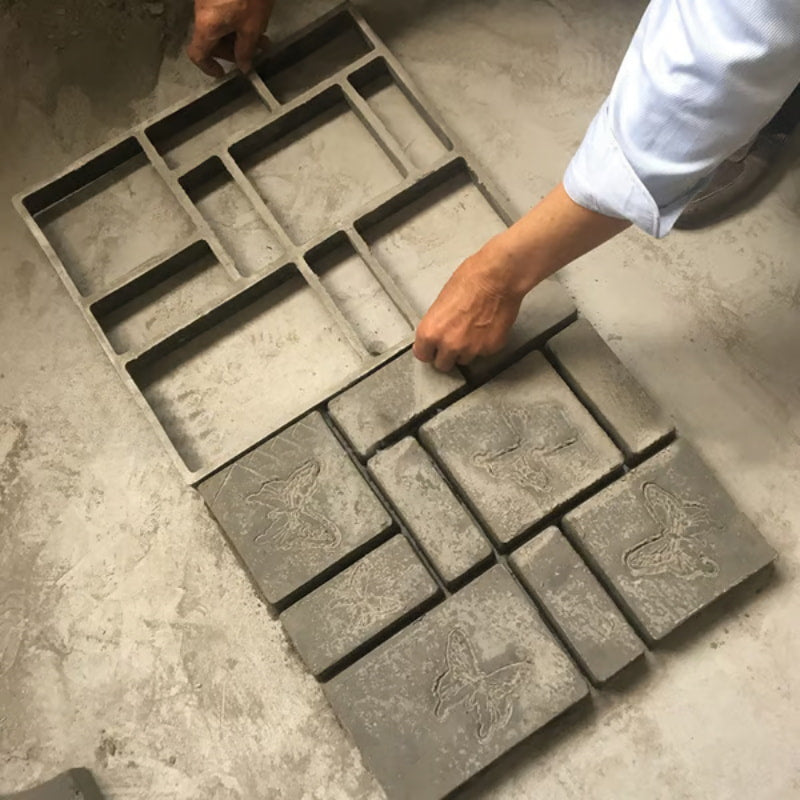 Creative DIY Patio Paving Mold