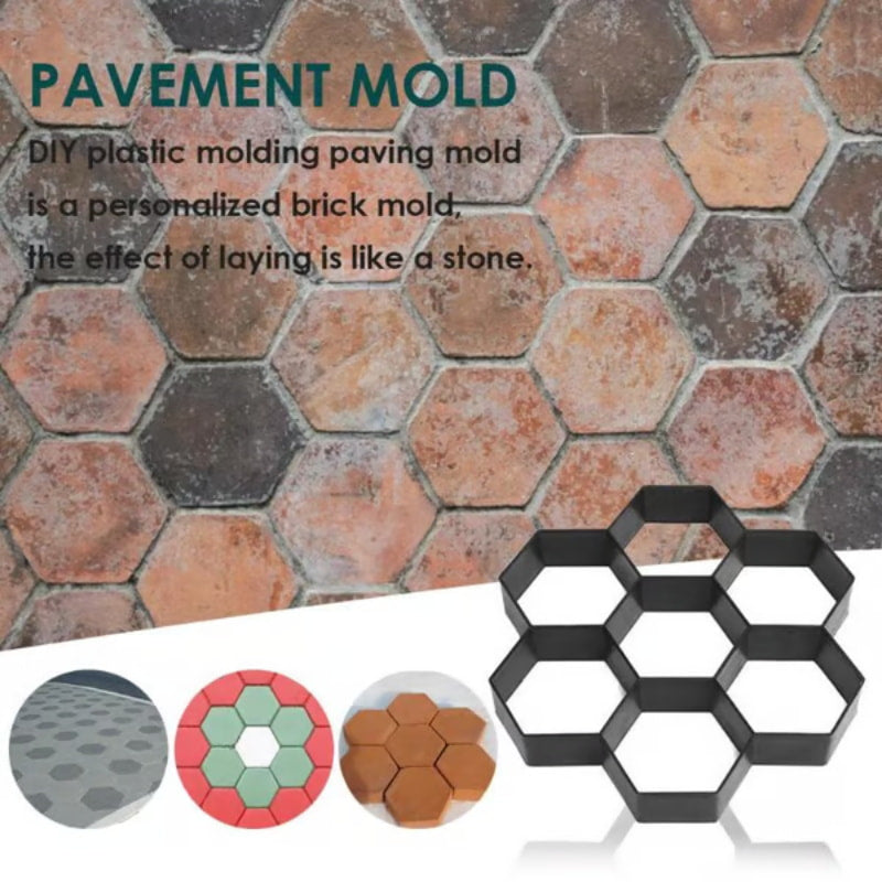 Creative DIY Patio Paving Mold