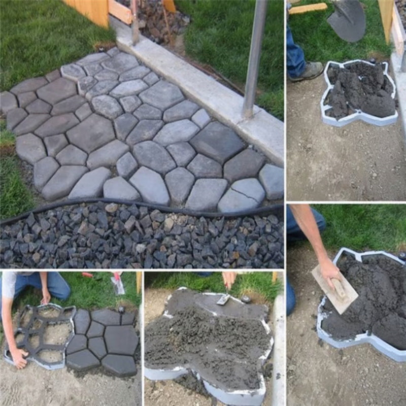 Creative DIY Patio Paving Mold