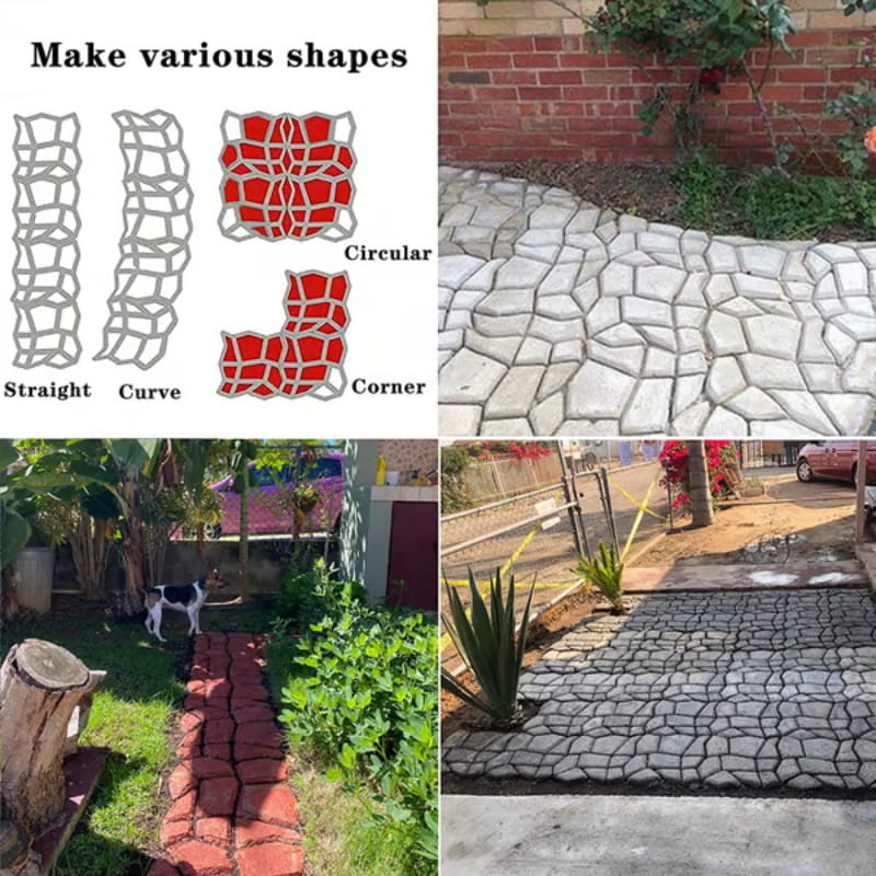 Creative DIY Patio Paving Mold