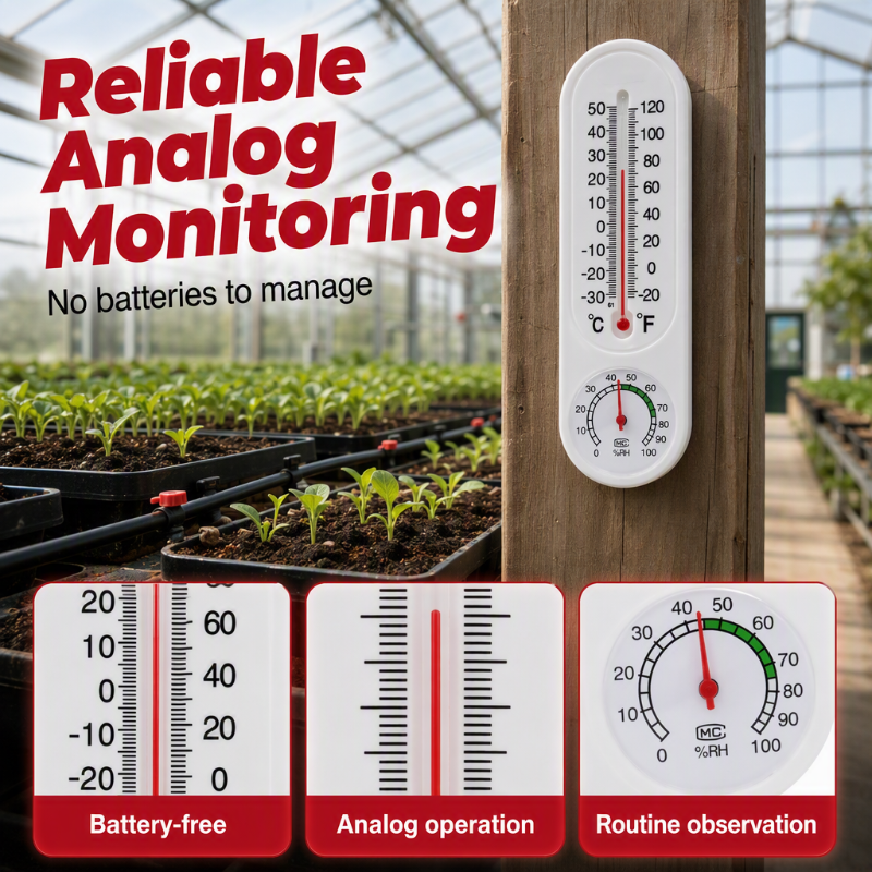 Precision Greenhouse Thermo Hygrometer