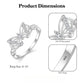 Refined Delicate Butterfly Accent Ring