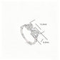 Refined Delicate Butterfly Accent Ring
