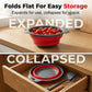Collapsible Kitchen Colander Space Saving Vegetable Fruit Drain Basket